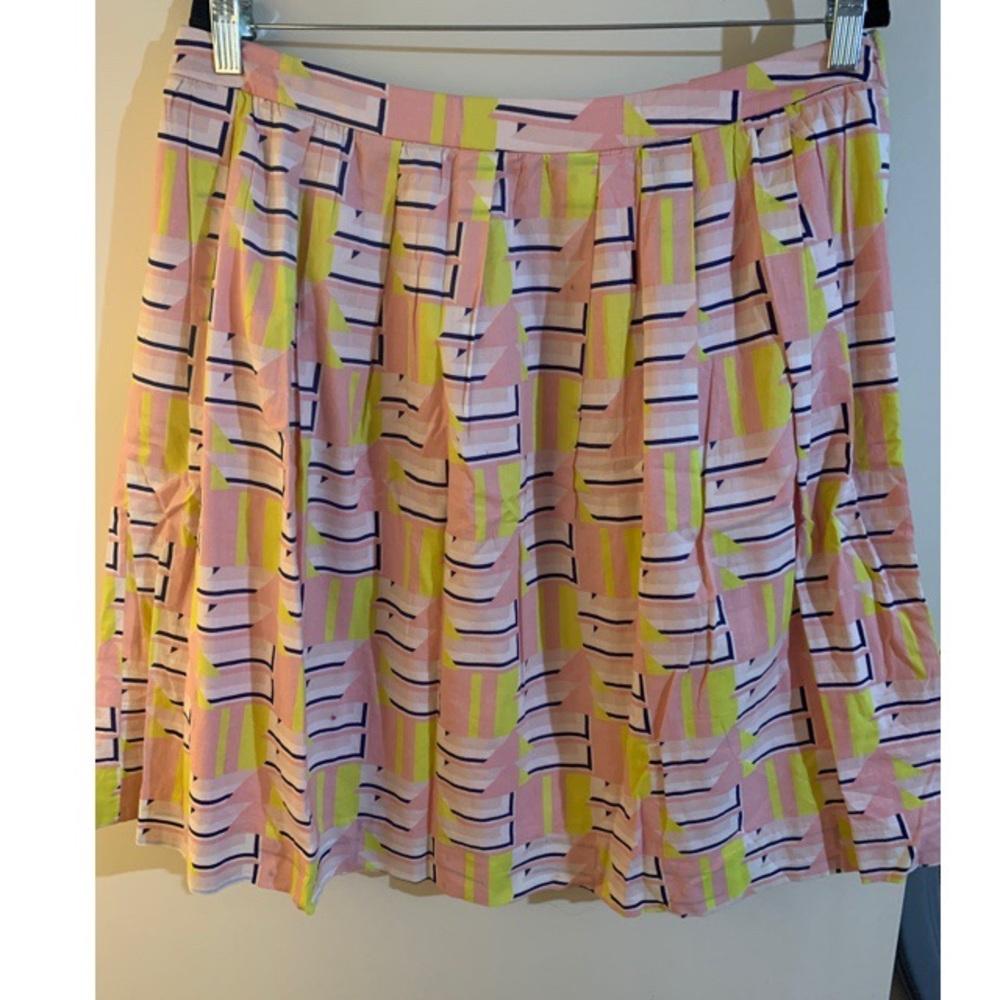 J Crew Geometric Printed Skirt